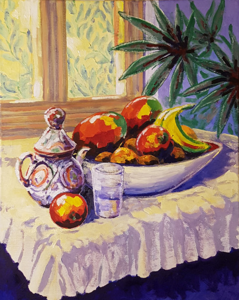 Nature morte à la théière